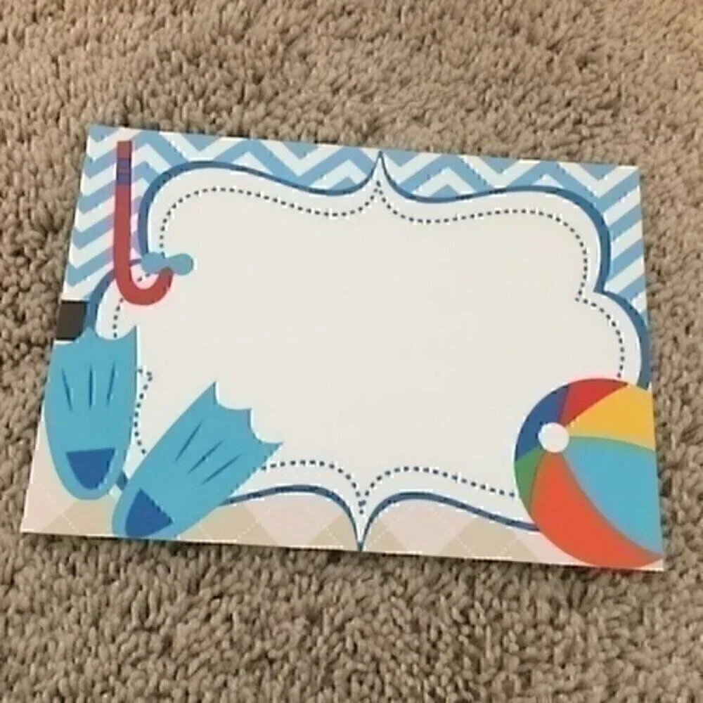 15 pool party themed invitations